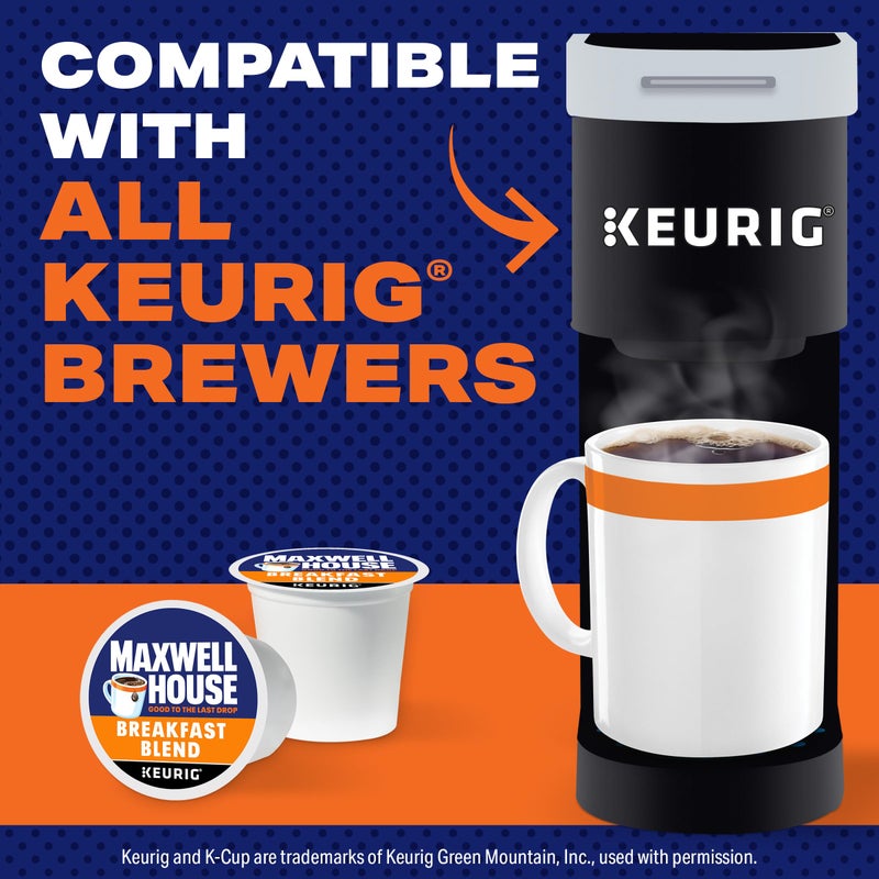 Maxwell House Breakfast Blend Mild Roast K-Cup Coffee Pods, 84 ct Box - Image 5